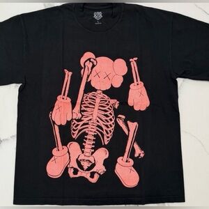 KAWS Clipse Red (Black) T-Shirt Size M